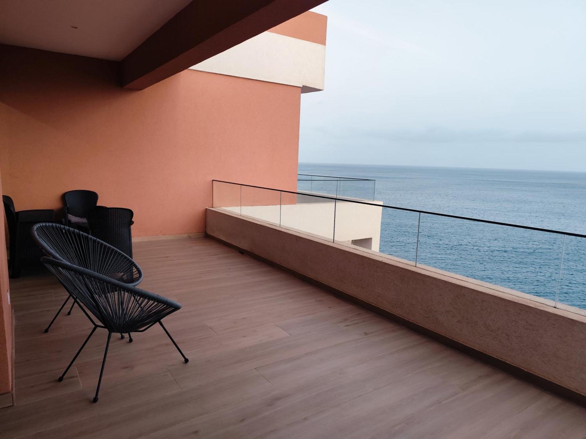 Ocean Mirror Apartment Praia Zimmer foto